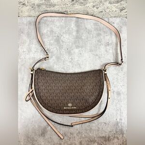 Michael Kors Half Moon Crossbody Bag